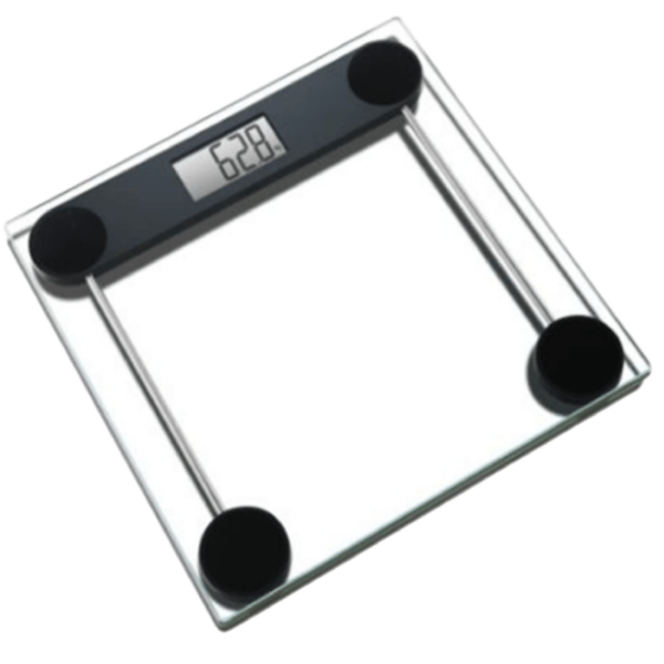 Clear Glass Weighing Scale