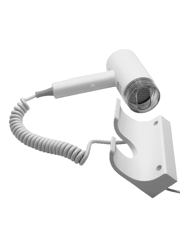 Wall Mount 1600W Hairdryer